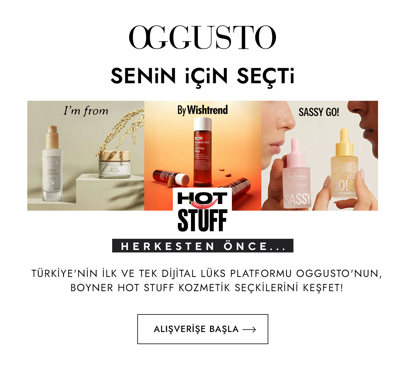 کشف کنید مجموعه زیباییهای داغ OGGUSTO در بایر!