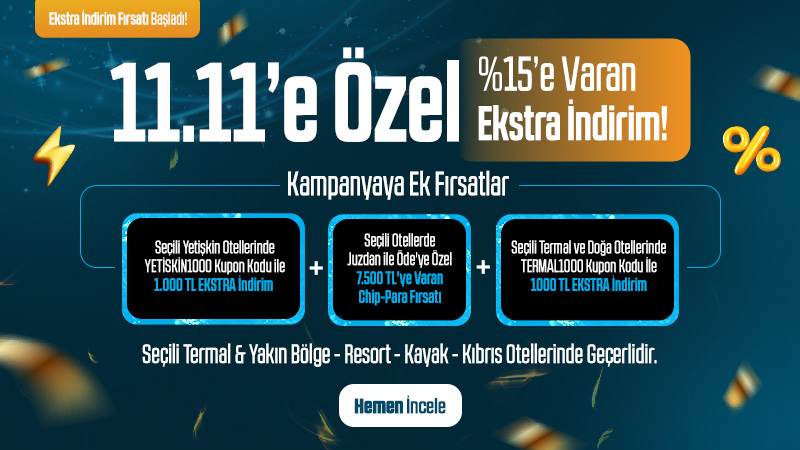 فرصت‌های ویژه 11.11 آغاز شد! تخفیف‌های اضافی تا 15% در هتل‌های منتخب در سبد خرید شما!