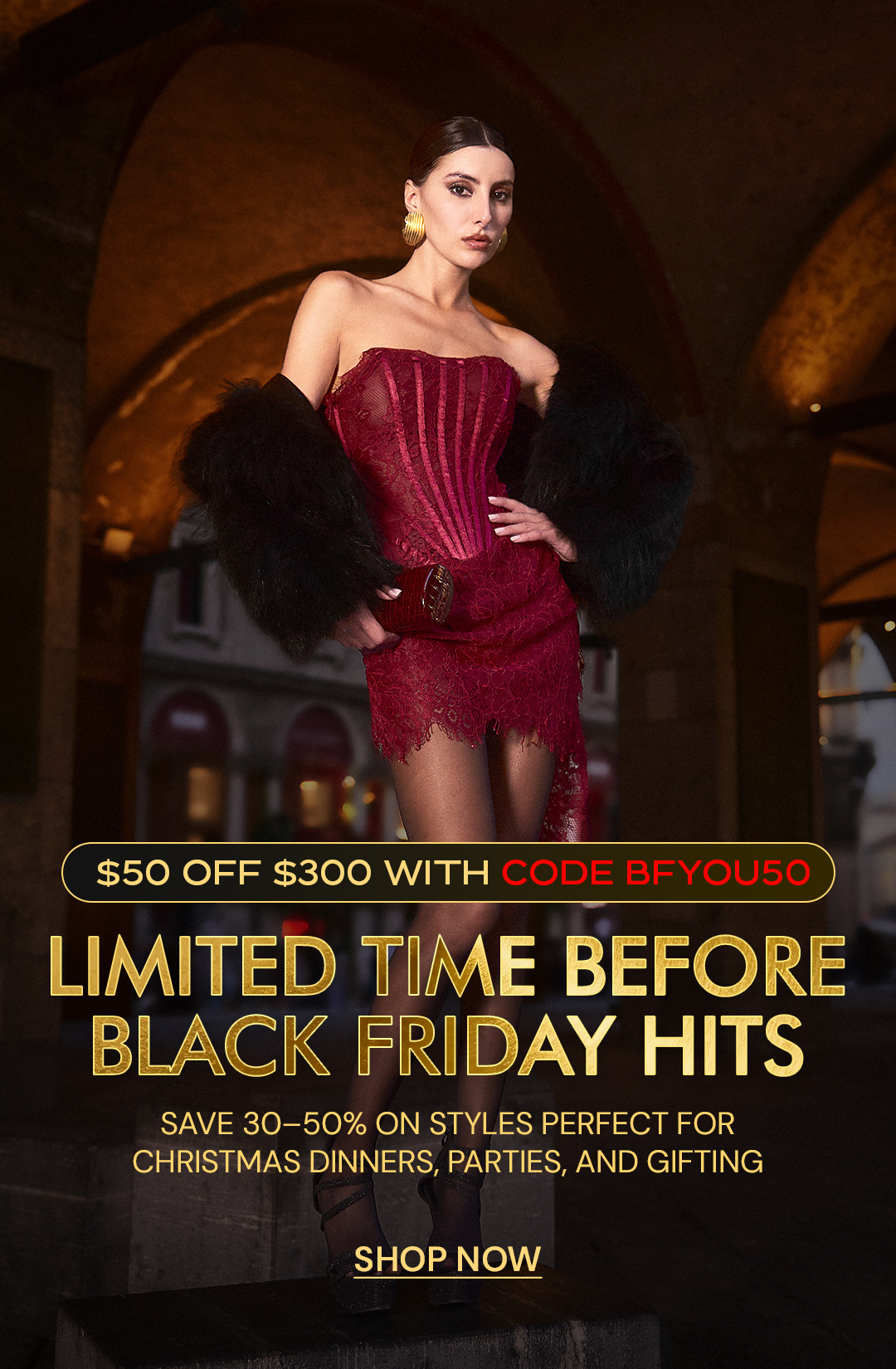 ✨ جمعه سیاه در حال برگزاری است — معطل نکنید، تخفیف‌ها به سرعت در حال تمام شدن‌اند!