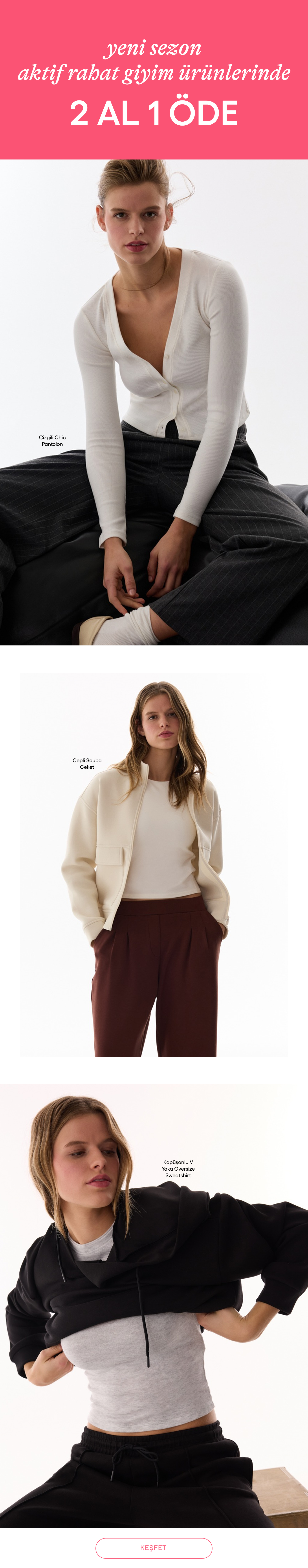 📣 فرصت استثنایی برای خرید محصولات راحتی و فعال، ۲ بخر و ۱ پرداخت کن آغاز شد!