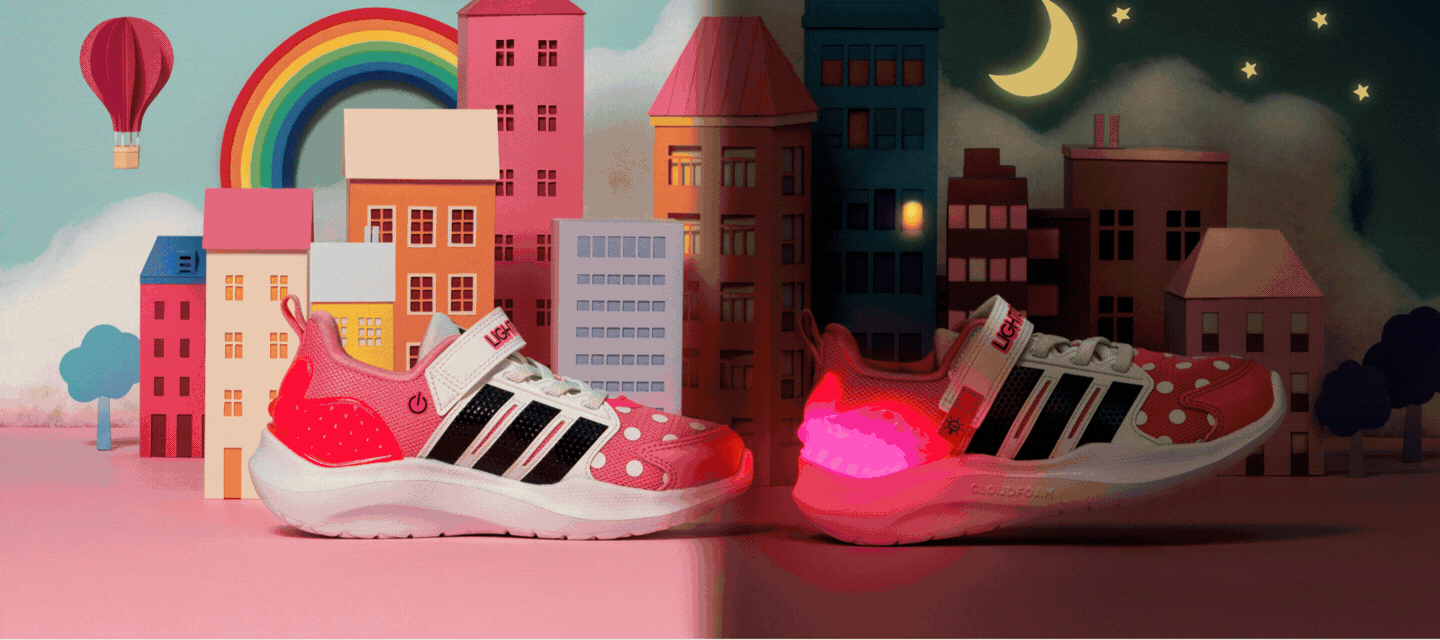 کفشهای کودکانه چراغانی: لایتوراما