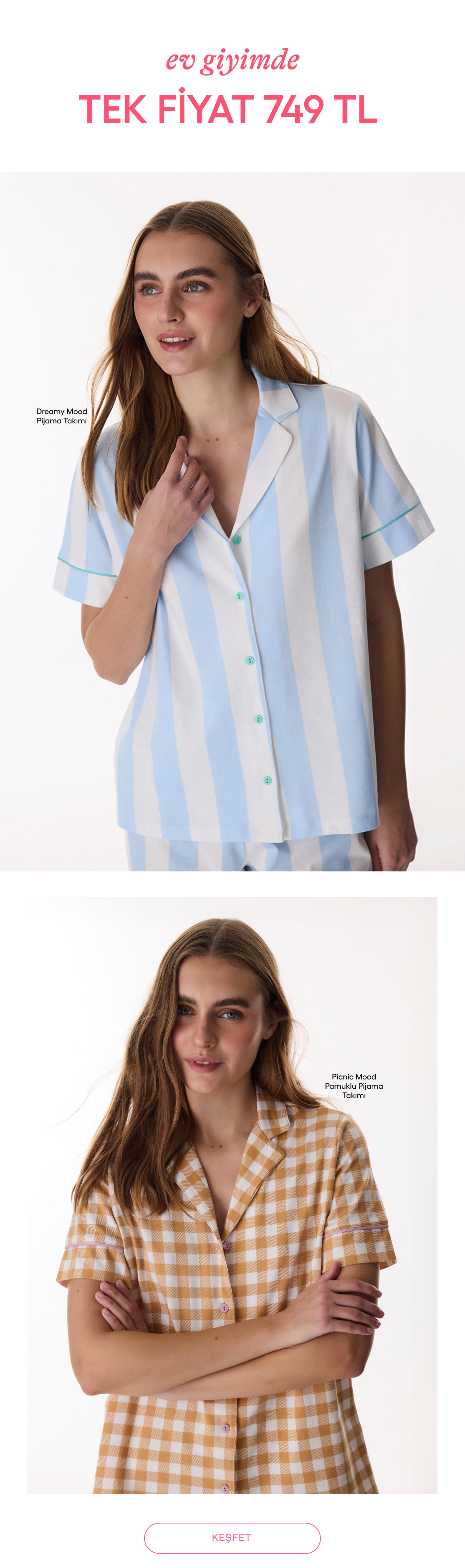 💖برای برخی از پیژامه‌ها، قیمت ثابت ۷۴۹ تومان!