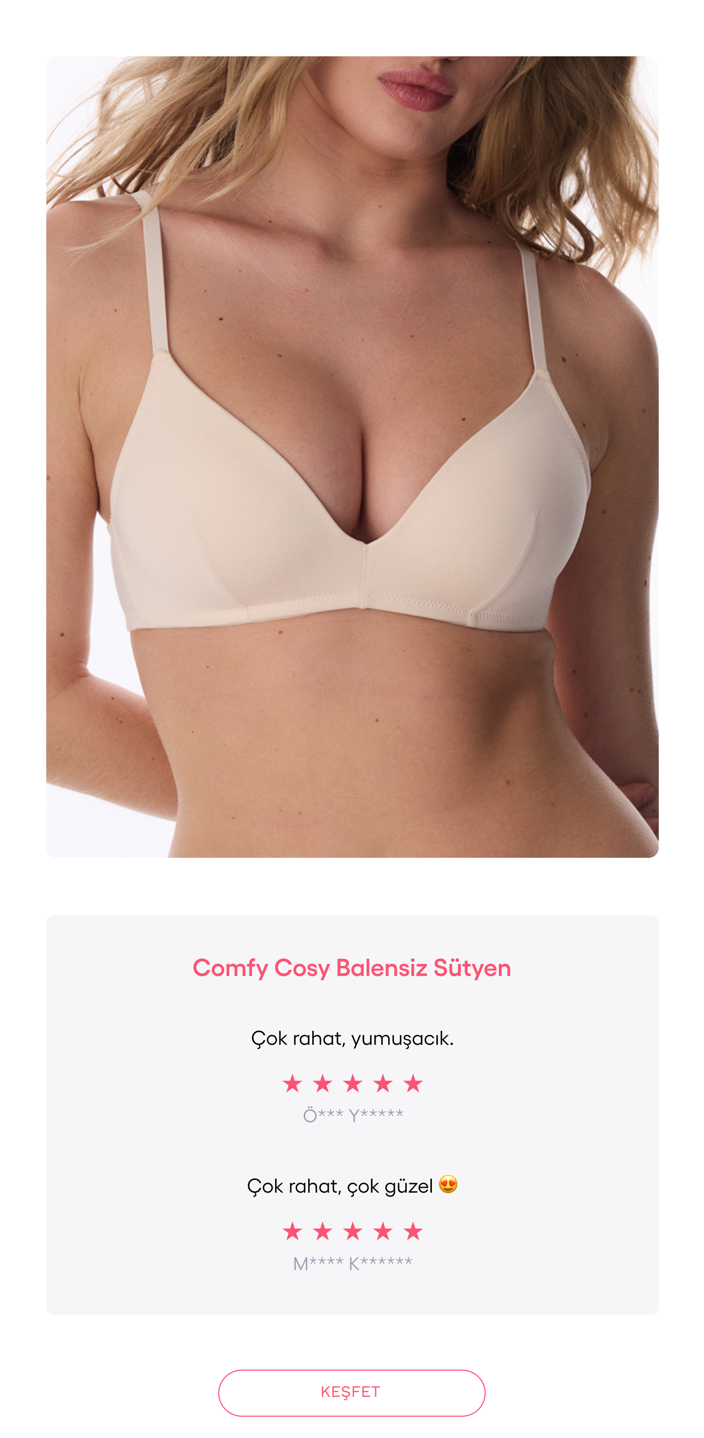 سوتین کازمی کامفورت: راحت و لطیف 💖